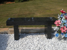 Granite  Memorial Benches & Cremation Benches